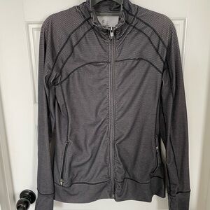 Gray Striped Women’s Jacket